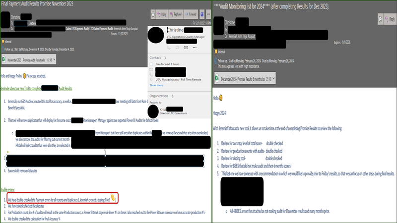 QA Interactive & Dynamic Scorecard Dashboard