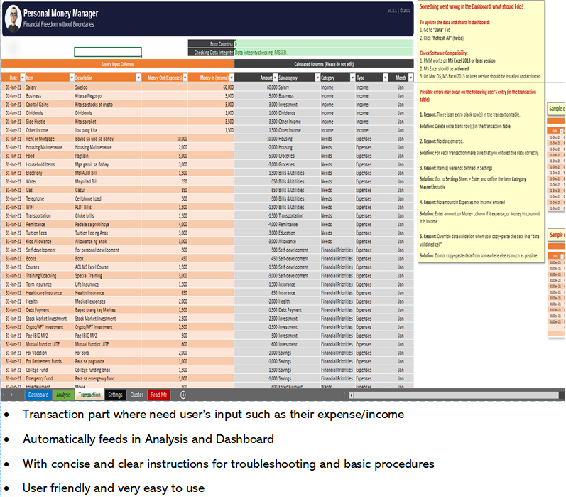 Financial Money Manager