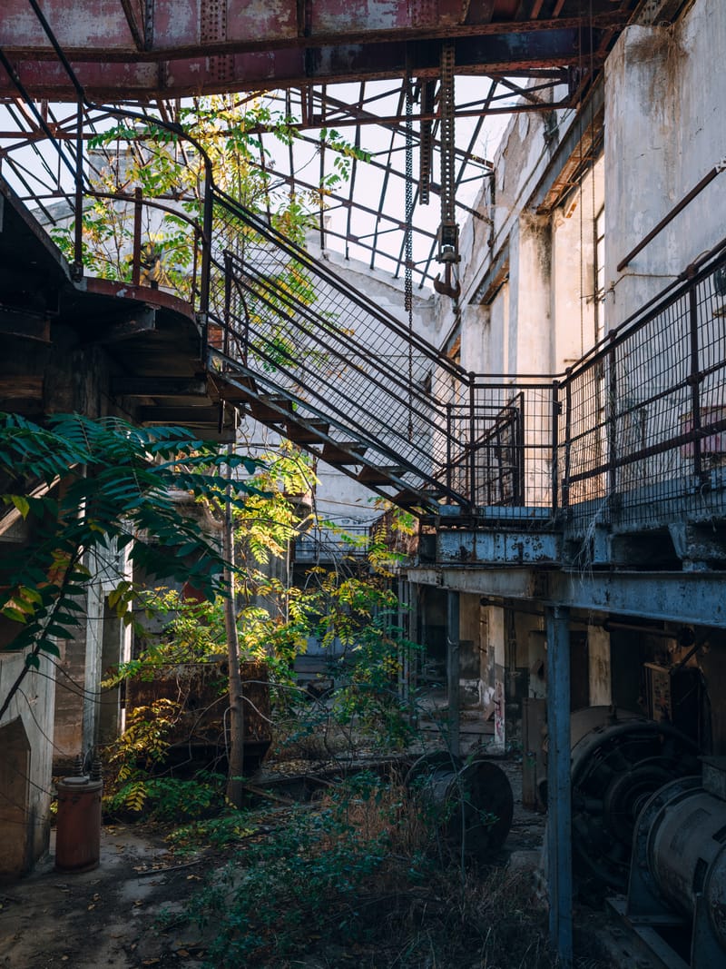 The beautiful abandoned factory that once powered Athens