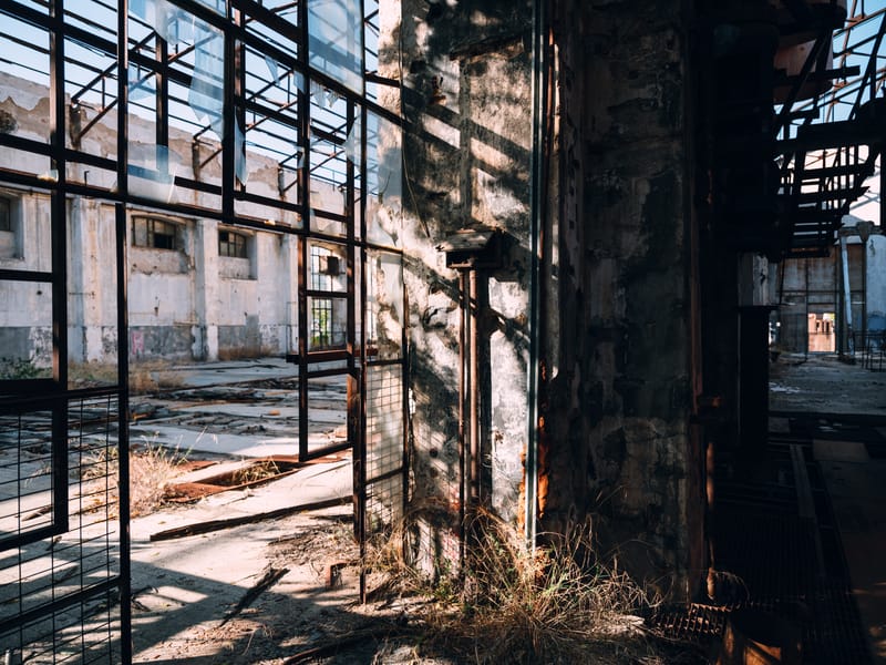The beautiful abandoned factory that once powered Athens