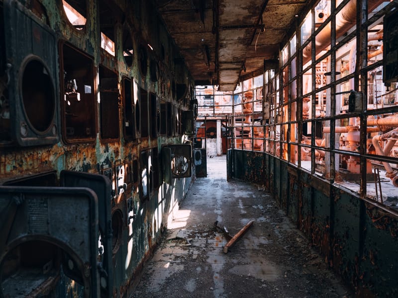 The beautiful abandoned factory that once powered Athens