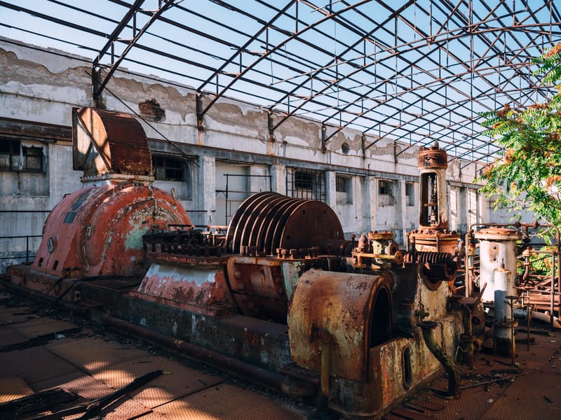 The beautiful abandoned factory that once powered Athens