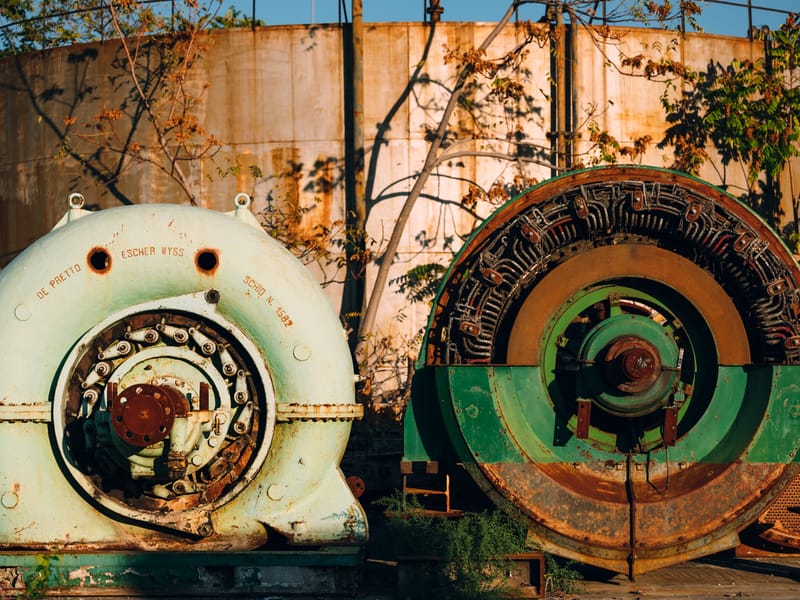 The beautiful abandoned factory that once powered Athens