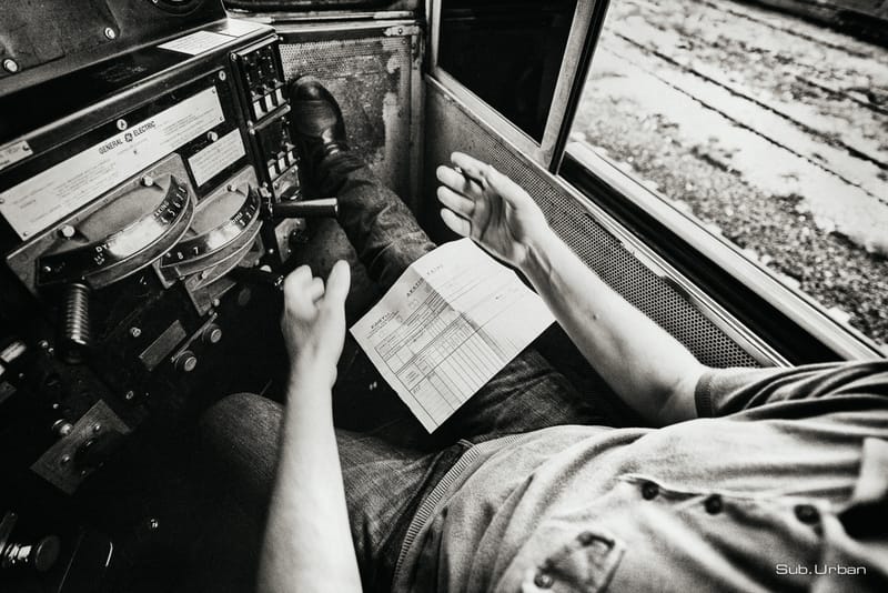 A photo story about a night train and its locomotive drivers