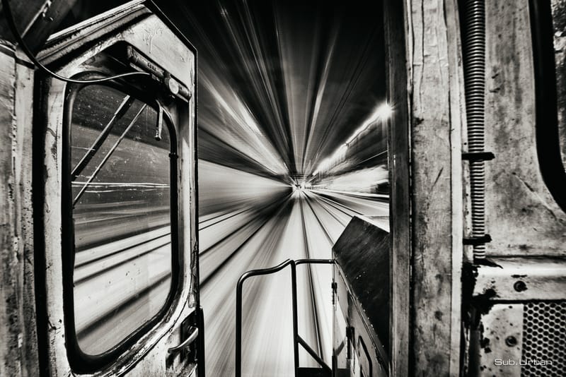 A photo story about a night train and its locomotive drivers