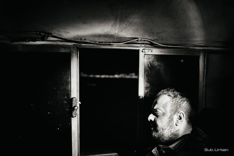 A photo story about a night train and its locomotive drivers