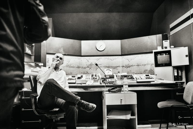 A photo story about a night train and its locomotive drivers