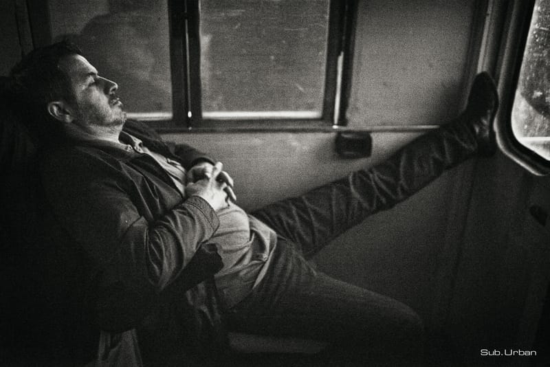 A photo story about a night train and its locomotive drivers