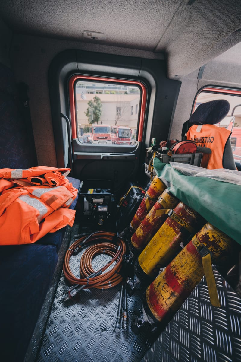 The oldest still active firefighting base in the city of Athens