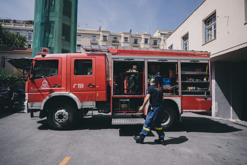 The oldest still active firefighting base in the city of Athens
