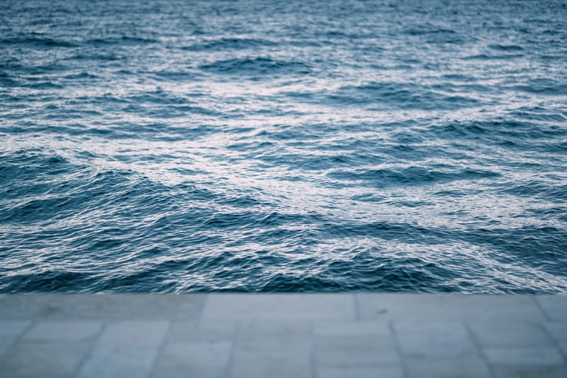 Early September in the bustling town of Zadar