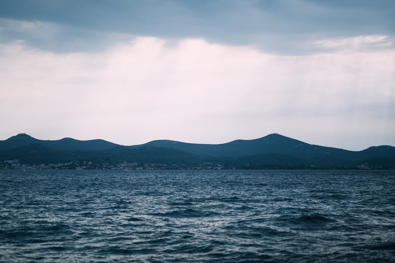 Early September in the bustling town of Zadar