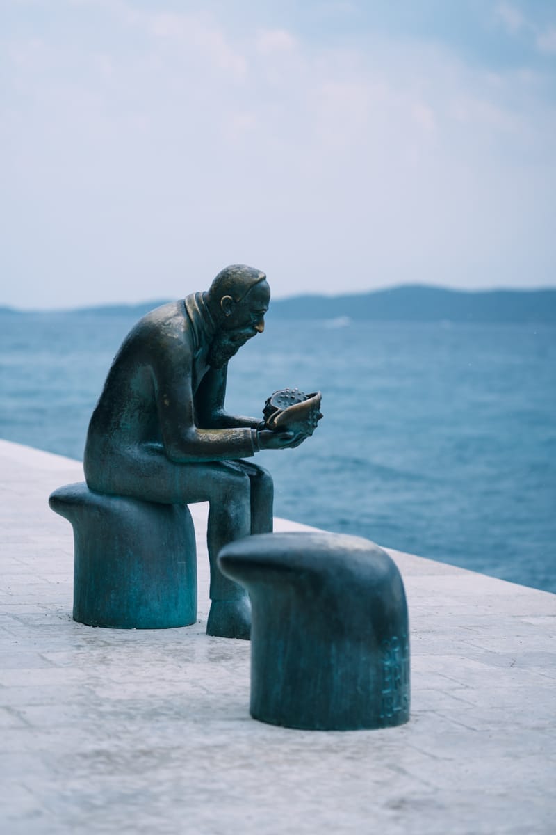 Early September in the bustling town of Zadar