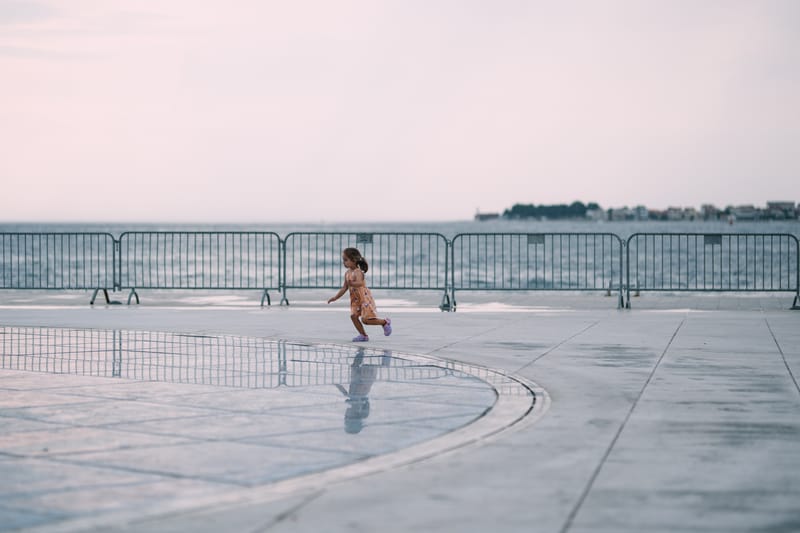 Early September in the bustling town of Zadar