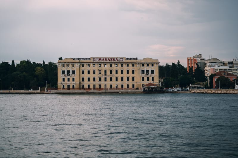 Early September in the bustling town of Zadar