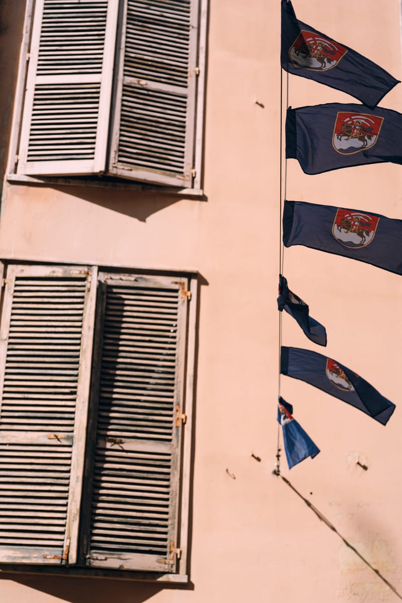 Early September in the bustling town of Zadar