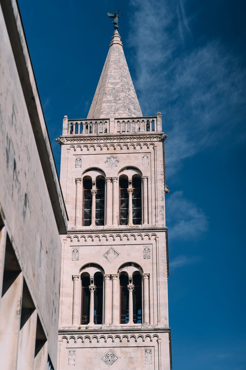 Early September in the bustling town of Zadar