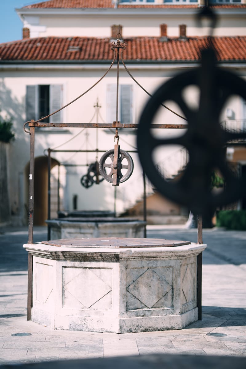 Early September in the bustling town of Zadar