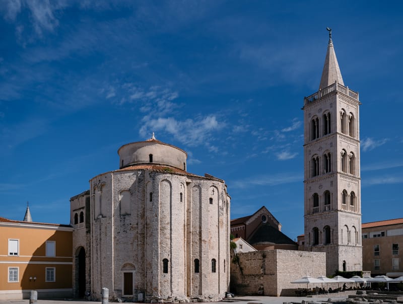 Early September in the bustling town of Zadar