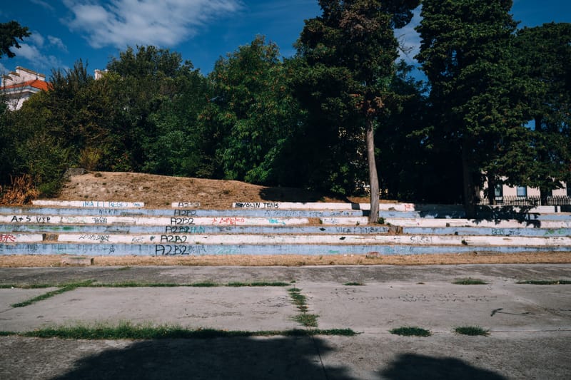 Early September in the bustling town of Zadar