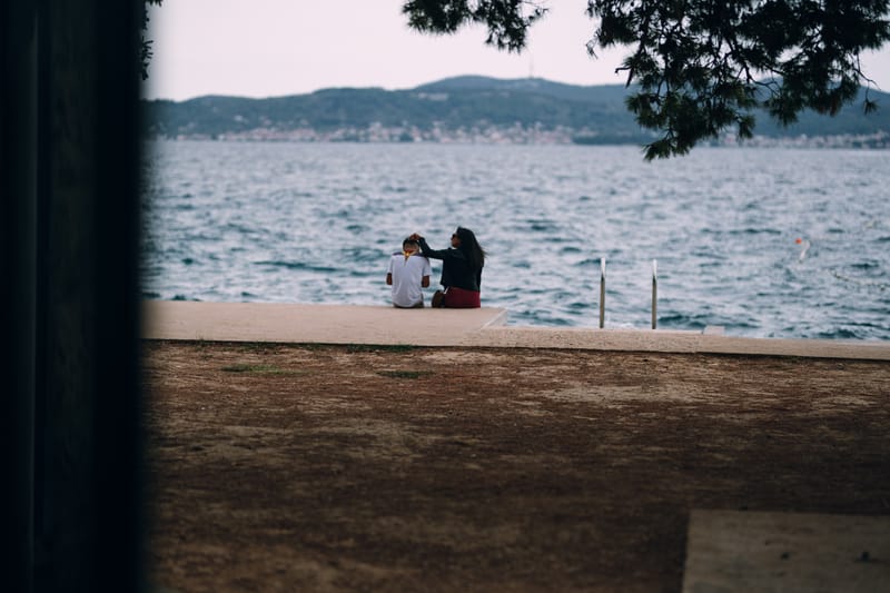 Early September in the bustling town of Zadar
