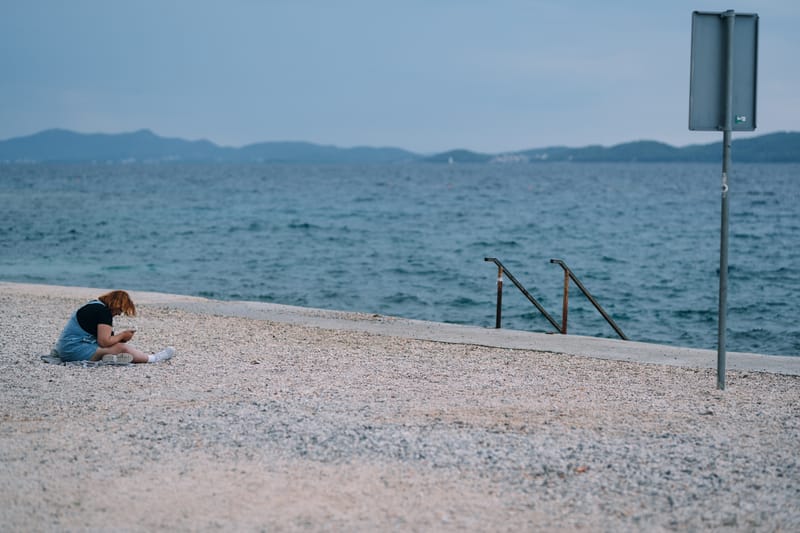 Early September in the bustling town of Zadar