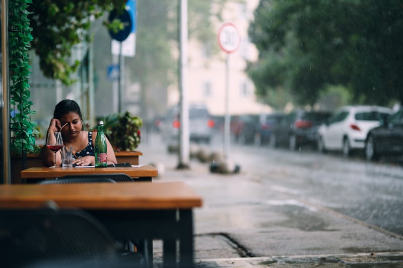 Early September in the bustling town of Zadar