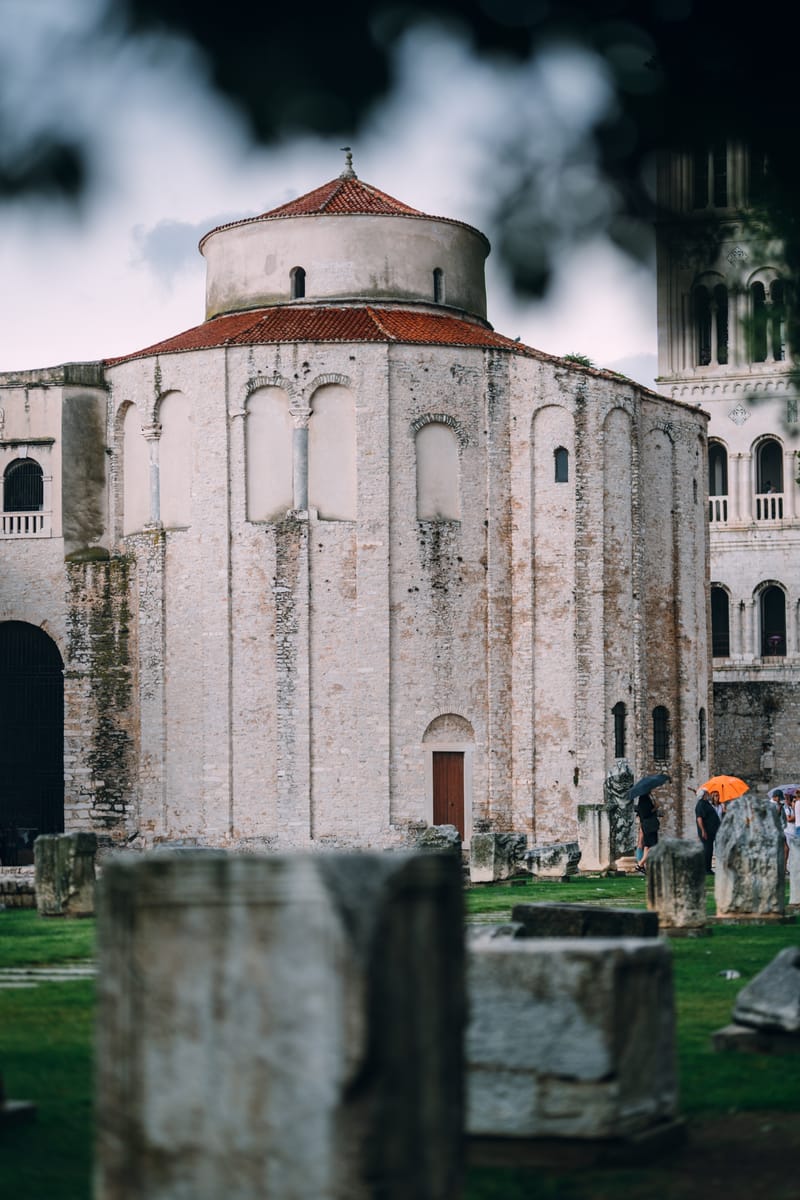 Early September in the bustling town of Zadar