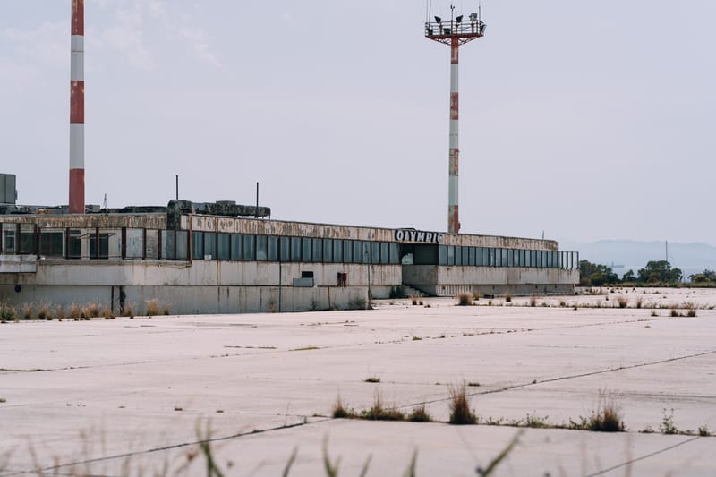 The old airport of Athens, now defunct and still waiting to meet its new fate