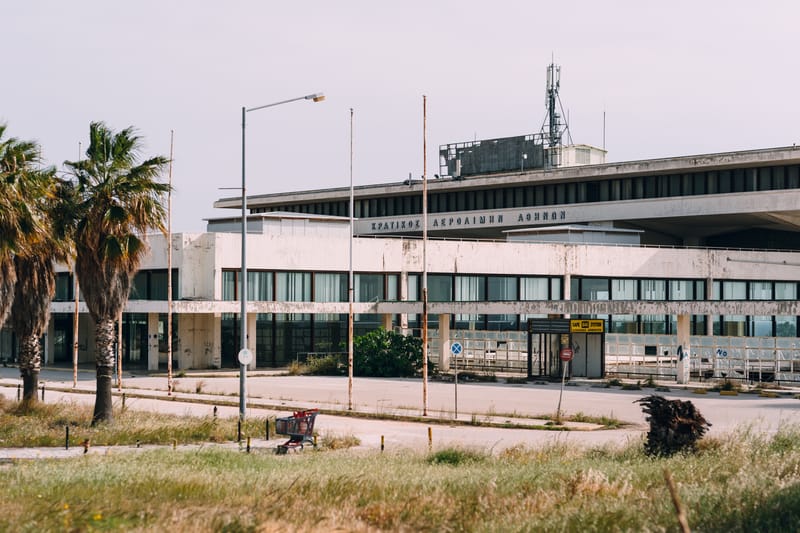 The old airport of Athens, now defunct and still waiting to meet its new fate