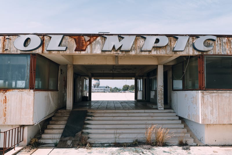 The old airport of Athens, now defunct and still waiting to meet its new fate