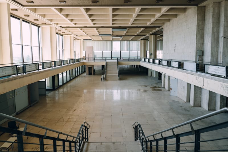The old airport of Athens, now defunct and still waiting to meet its new fate