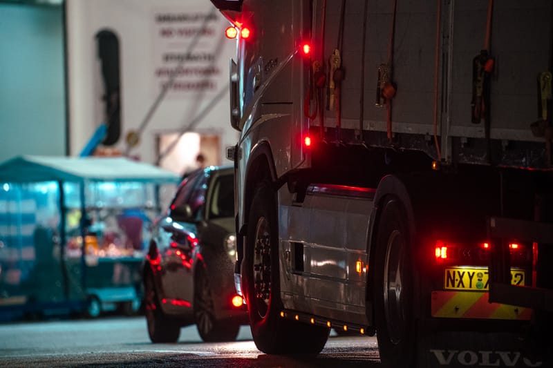 When light falls the last ships depart and the port transforms...