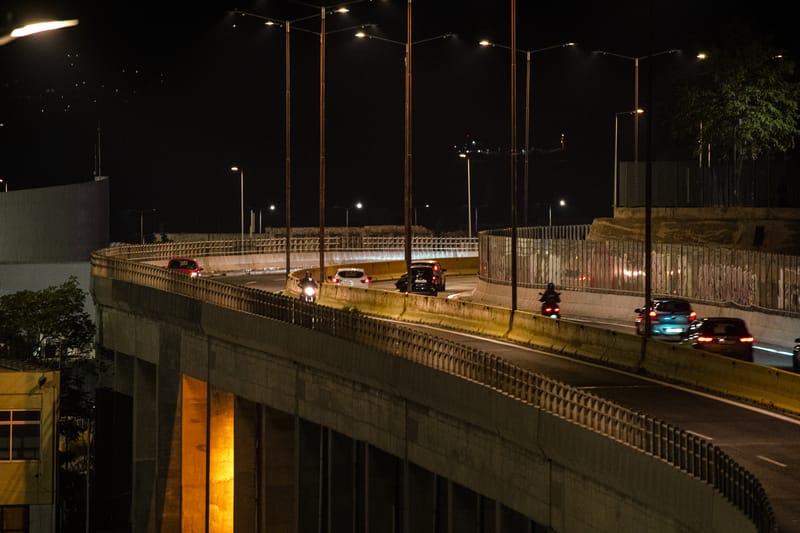 When light falls the last ships depart and the port transforms...