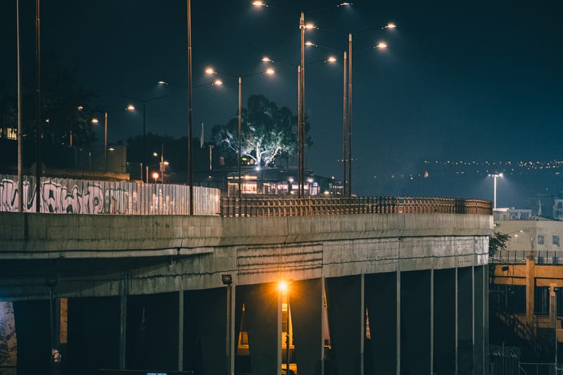 When light falls the last ships depart and the port transforms...