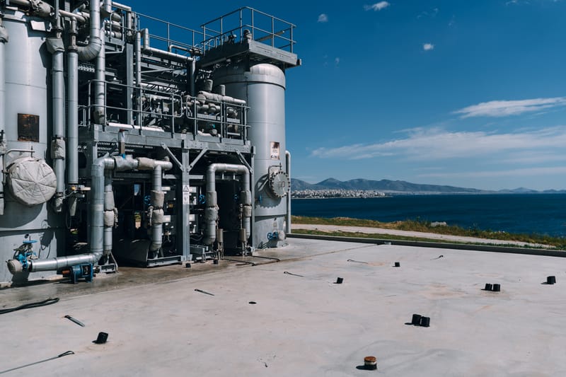 Psytalleia island just of the coast of Athens is home to a waste treatment installation.