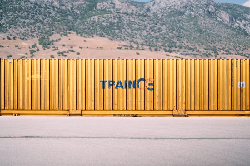 A train ride from Thriassion train center to the Perama container port
