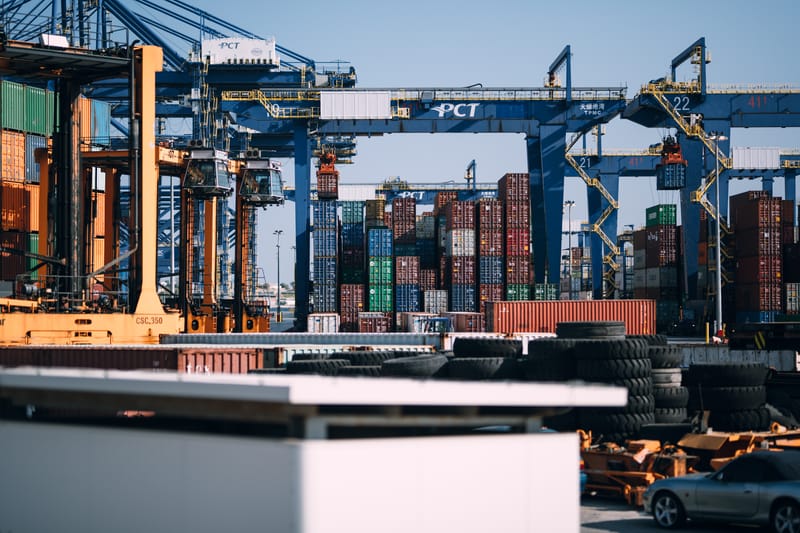 A train ride from Thriassion train center to the Perama container port