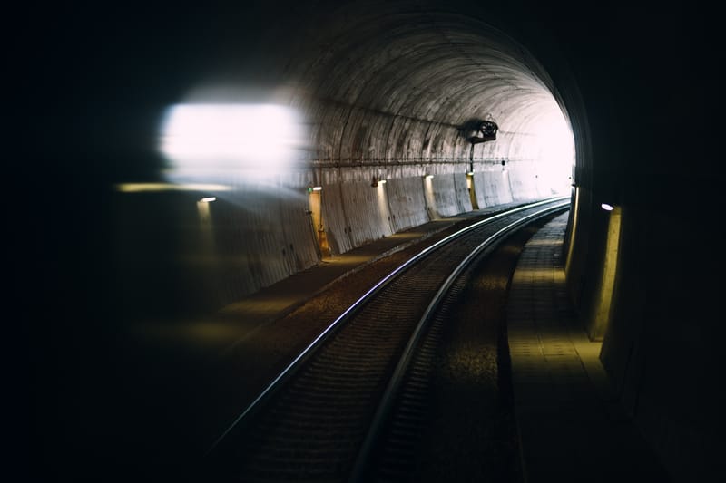 A train ride from Thriassion train center to the Perama container port