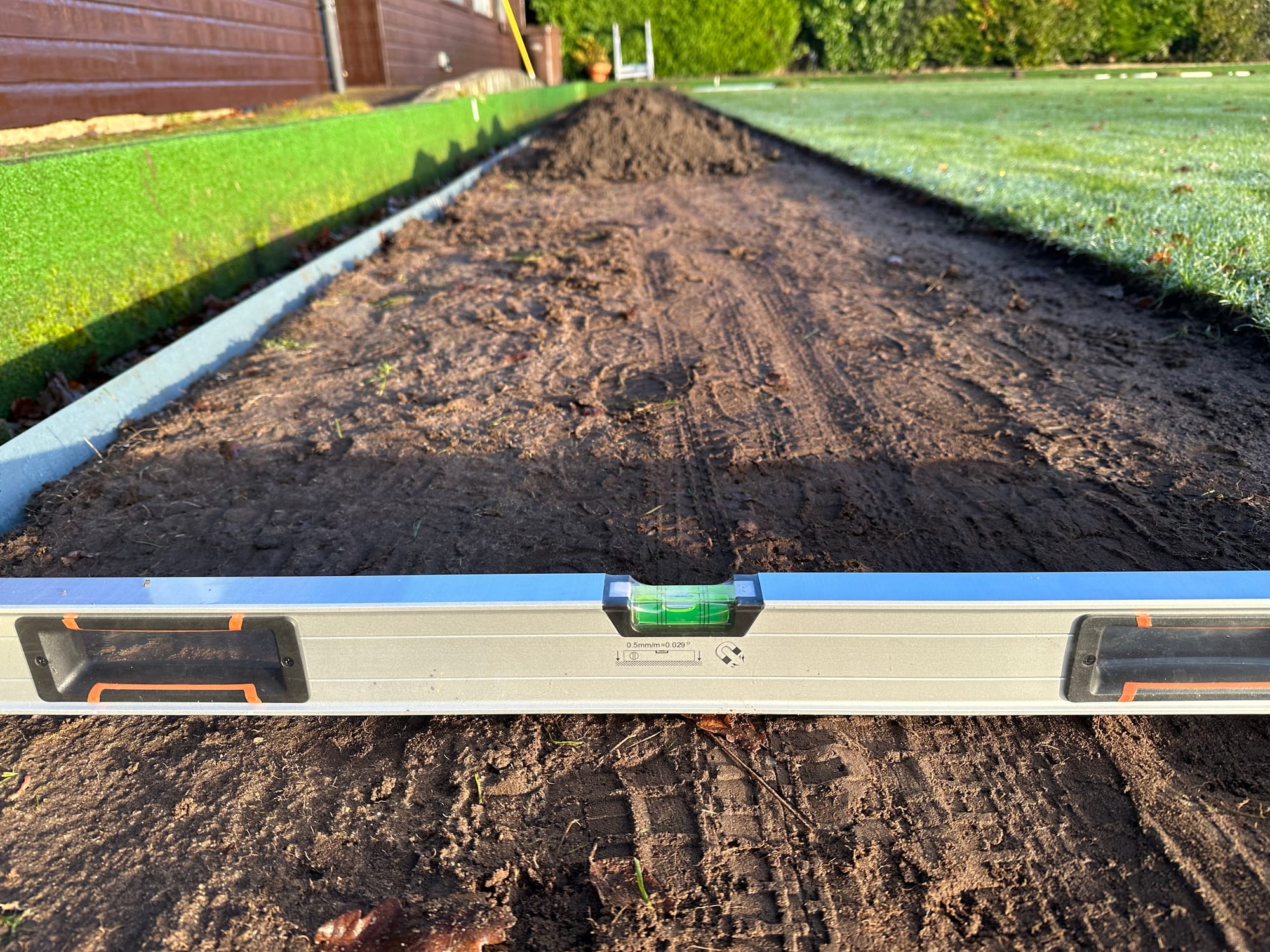 Bowls Green Edge Reinforcement, Installation & Levelling (Surrey)