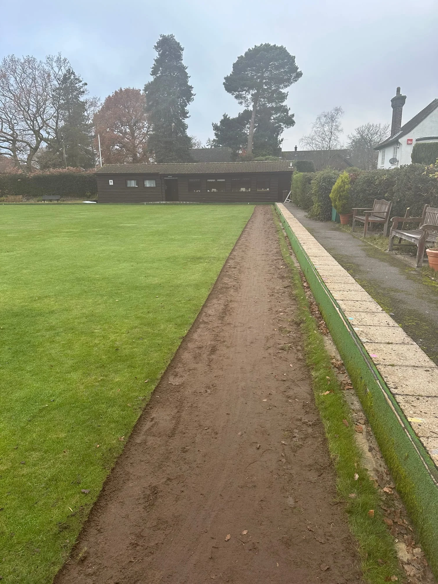 Bowls Green Edge Reinforcement, Installation & Levelling (Surrey)