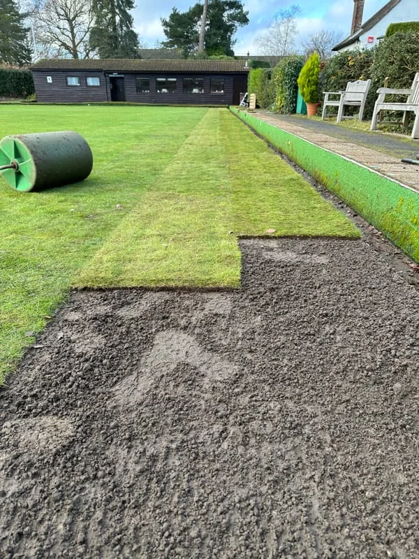 Bowls Green Edge Reinforcement, Installation & Levelling (Surrey)