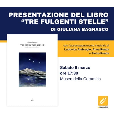 "Tre fulgenti stelle" di Giuliana Bagnasco