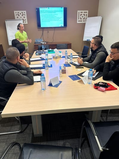 Début de la formation sur le matériel SODIMAS