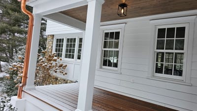 Covered Front Porch Built
