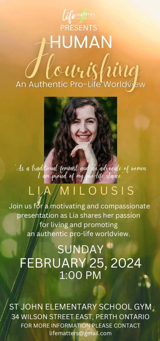 Human Flourishing: An Authentic Pro-Life Worldview