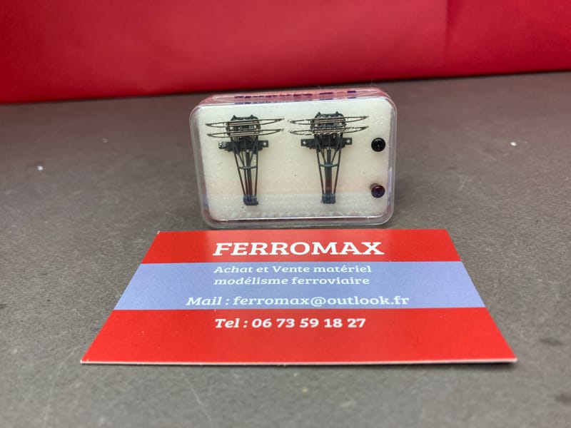 Pantographes Jouef HJ2443 Pour Locomotive BB 26000 - Échelle HO 1/87, En Métal, Neufs