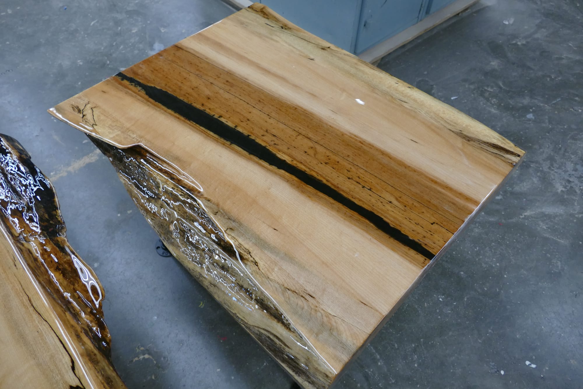 Live Edge Maple End Tables