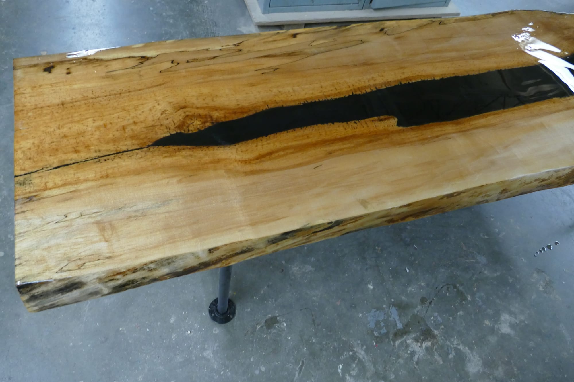 Live Edge Maple Coffee Table