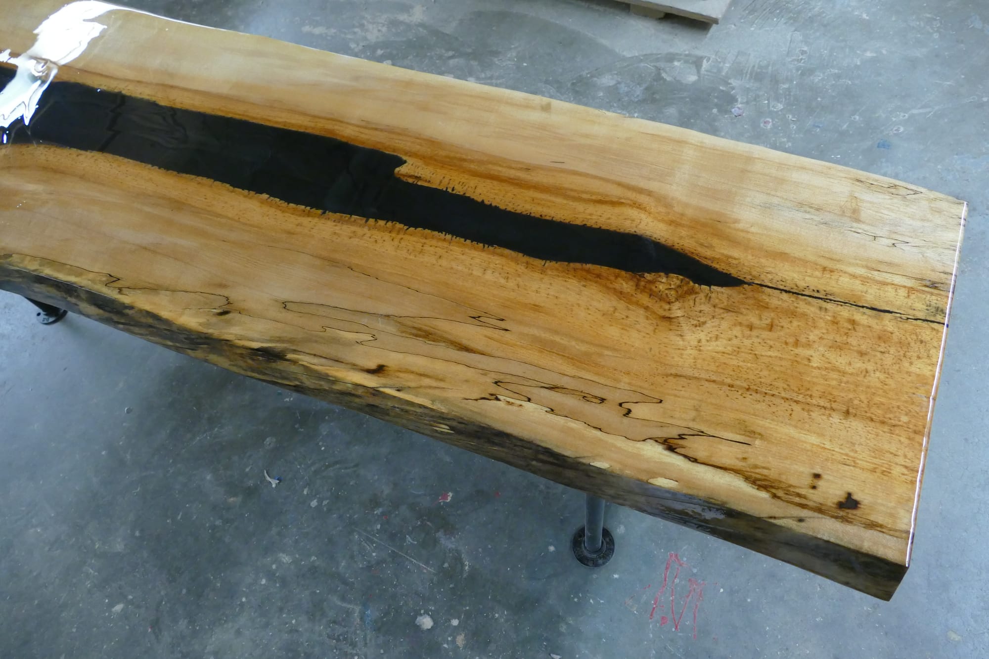 Live Edge Maple Coffee Table